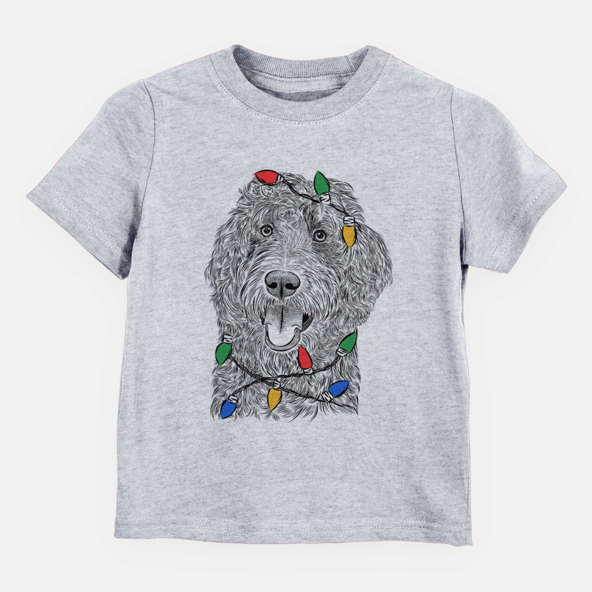 Christmas Lights Murr Dog the Labradoodle - Kids/Youth/Toddler Shirt