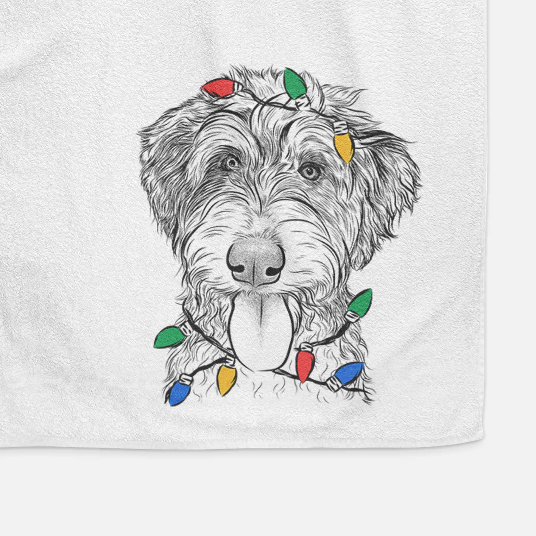 Myrtle Mae the Aussiedoodle Decorative Hand Towel