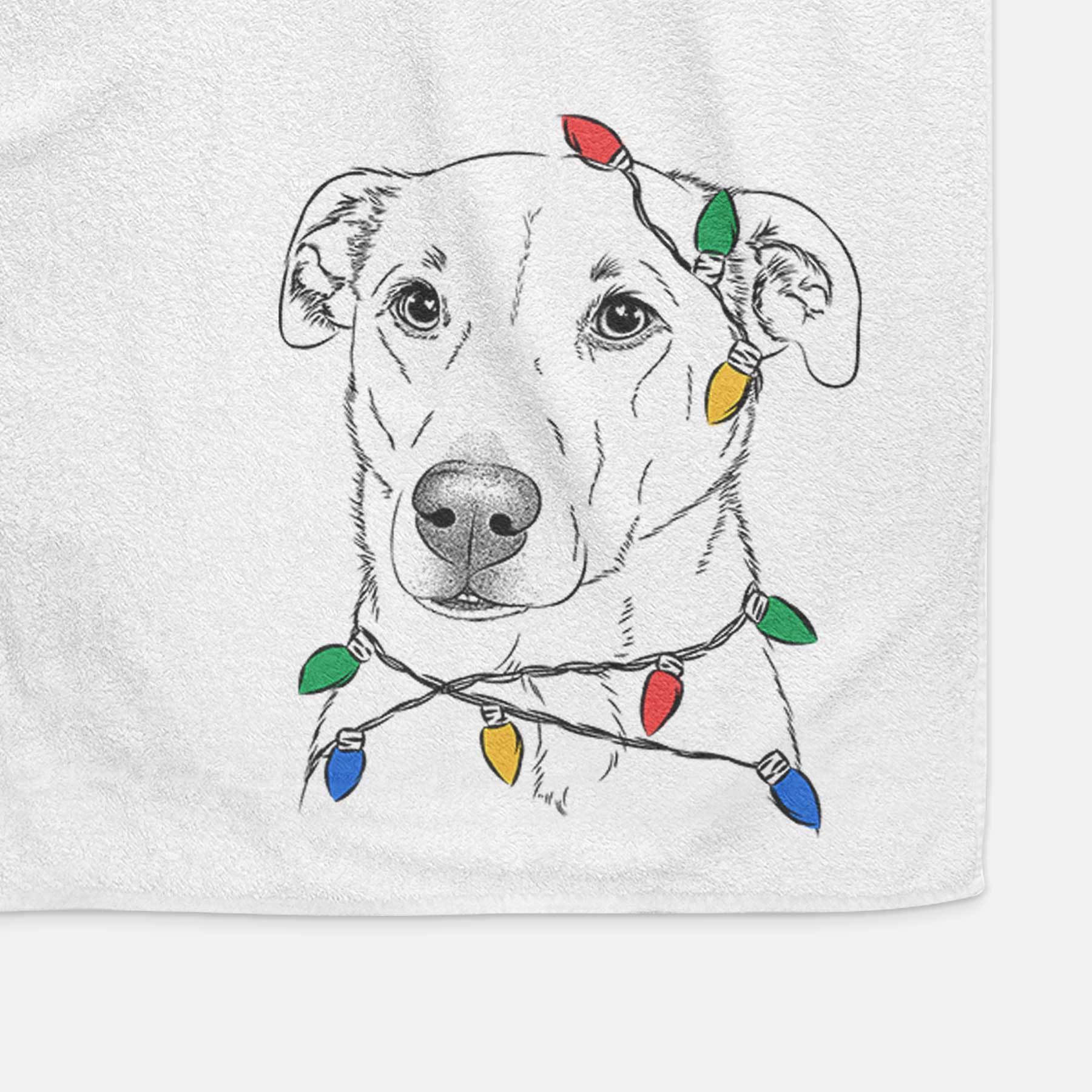 Nala the American Staffordshire Terrier Decorative Hand Towel