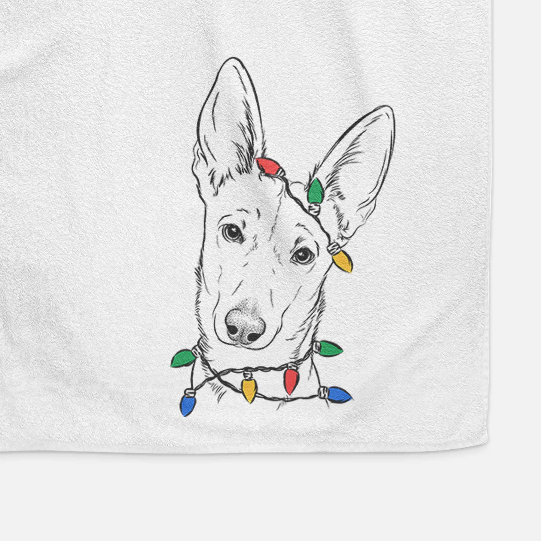 Nala the Carolina Dog Decorative Hand Towel