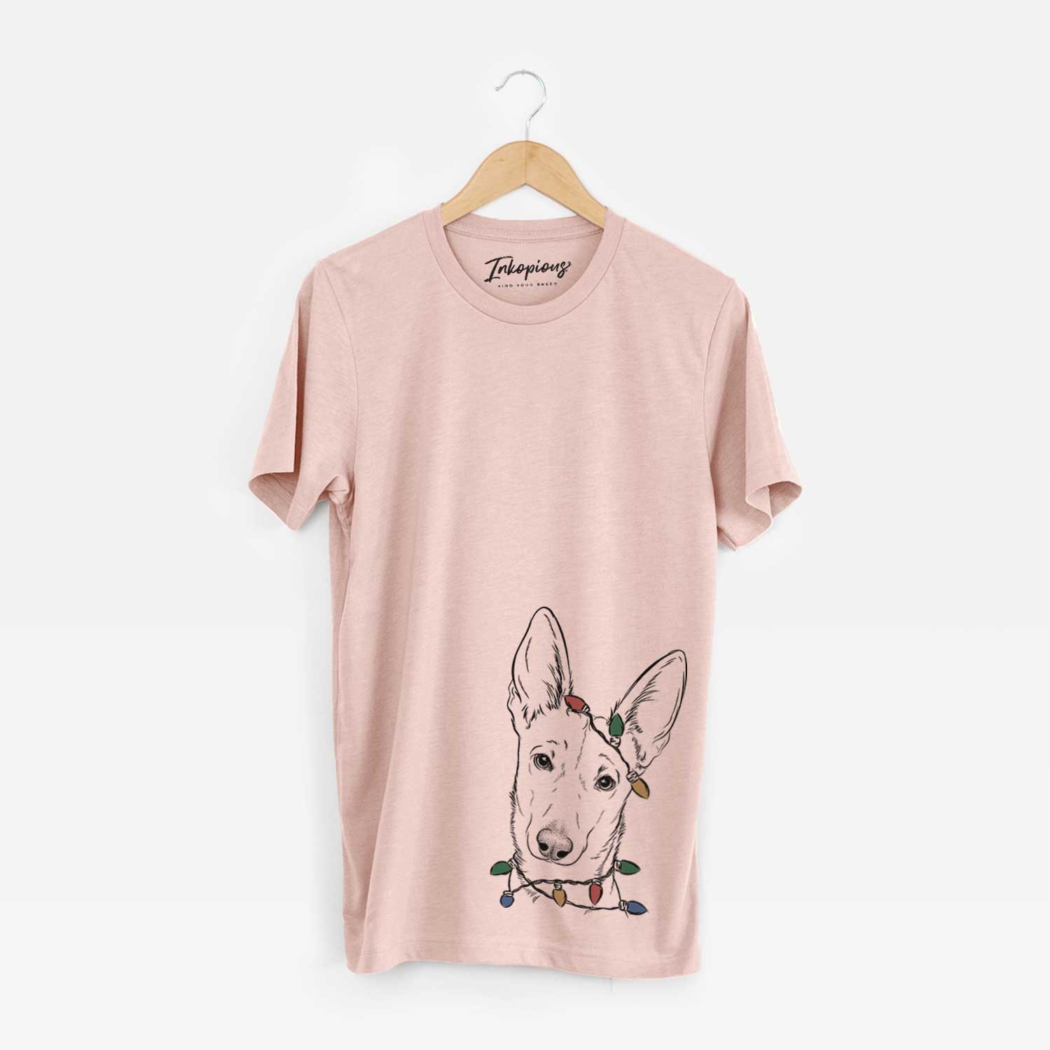 Christmas Lights Nala the Carolina Dog - Unisex Crewneck