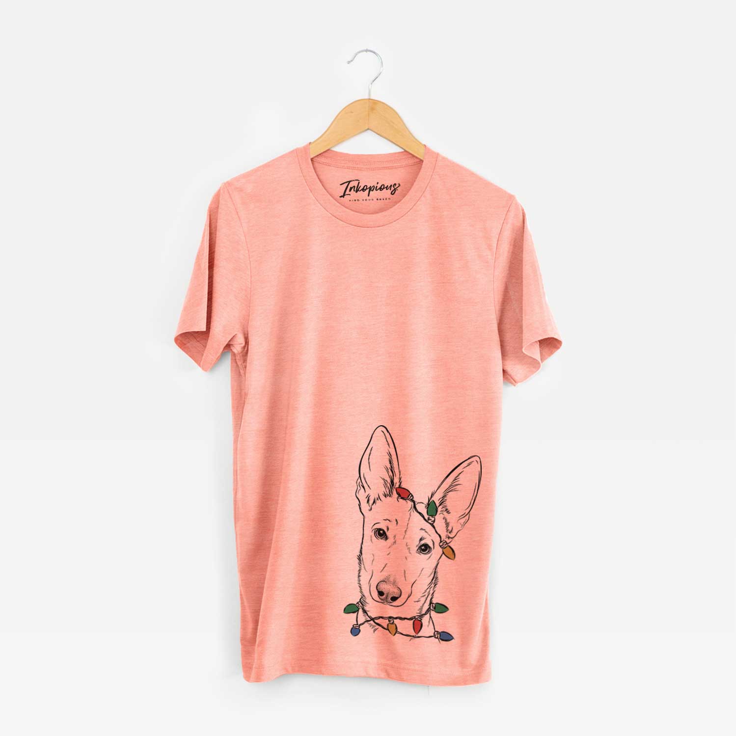 Christmas Lights Nala the Carolina Dog - Unisex Crewneck