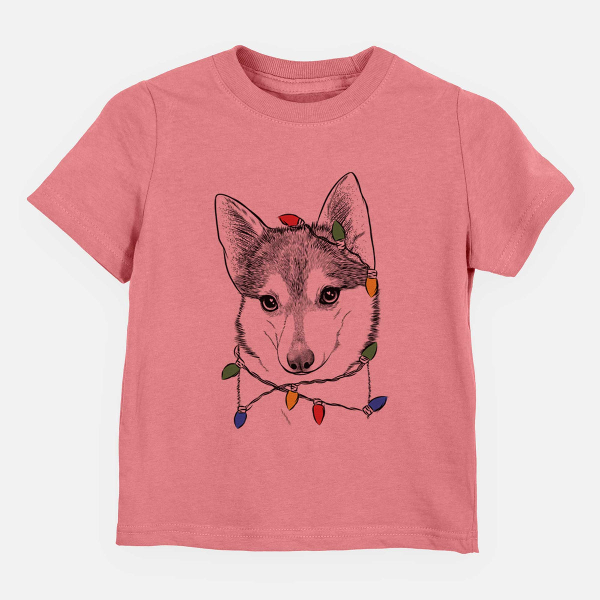 Christmas Lights Nami the Alaskan Klee Kai - Kids/Youth/Toddler Shirt