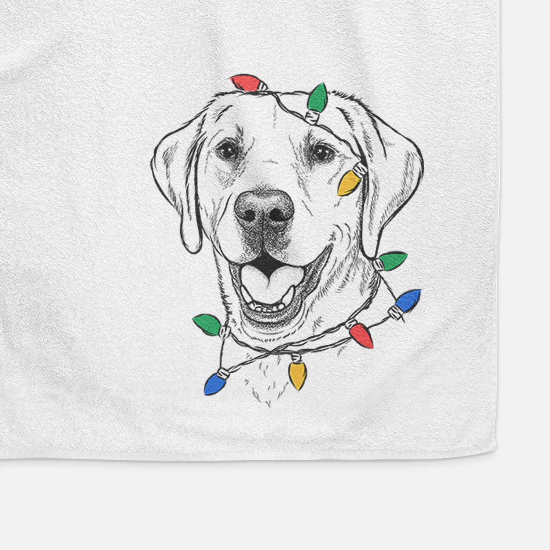 Nate the Labrador Retriever Decorative Hand Towel