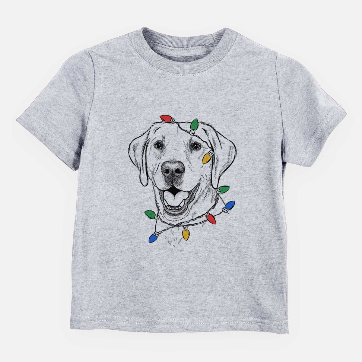 Christmas Lights Nate the Labrador Retriever - Kids/Youth/Toddler Shirt