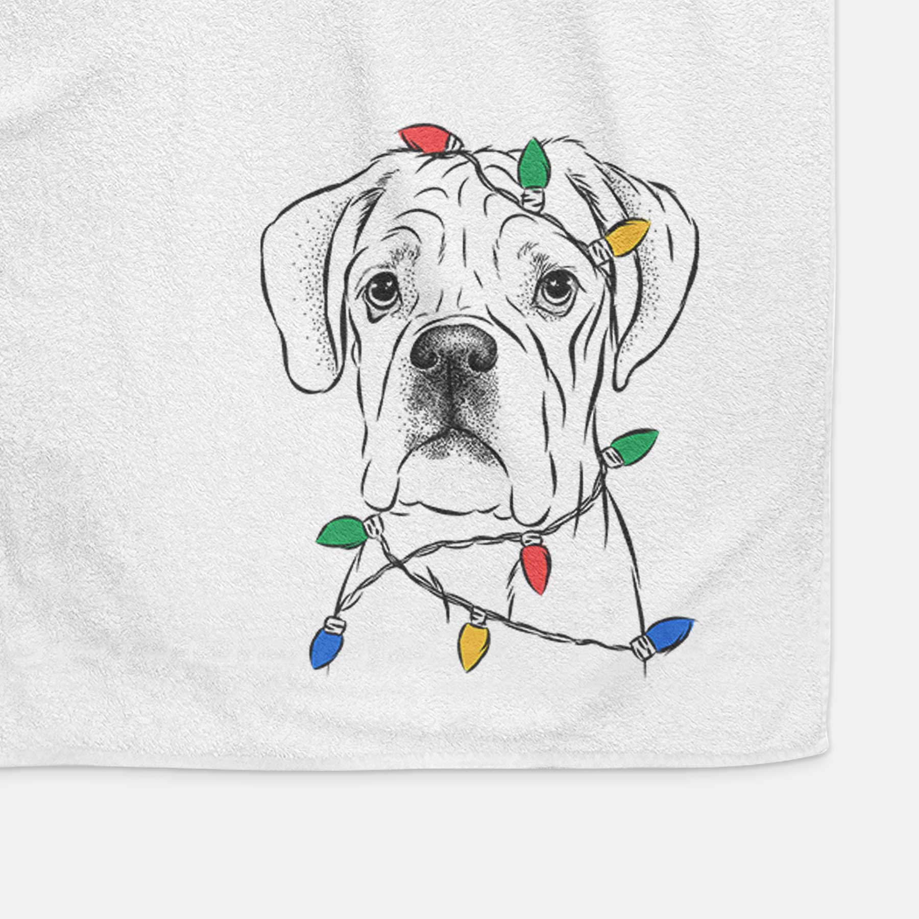 Nelly the Boxer Decorative Hand Towel