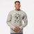 Christmas Lights Nelly the Boxer - Unisex Pigment Dyed Crew Sweatshirt