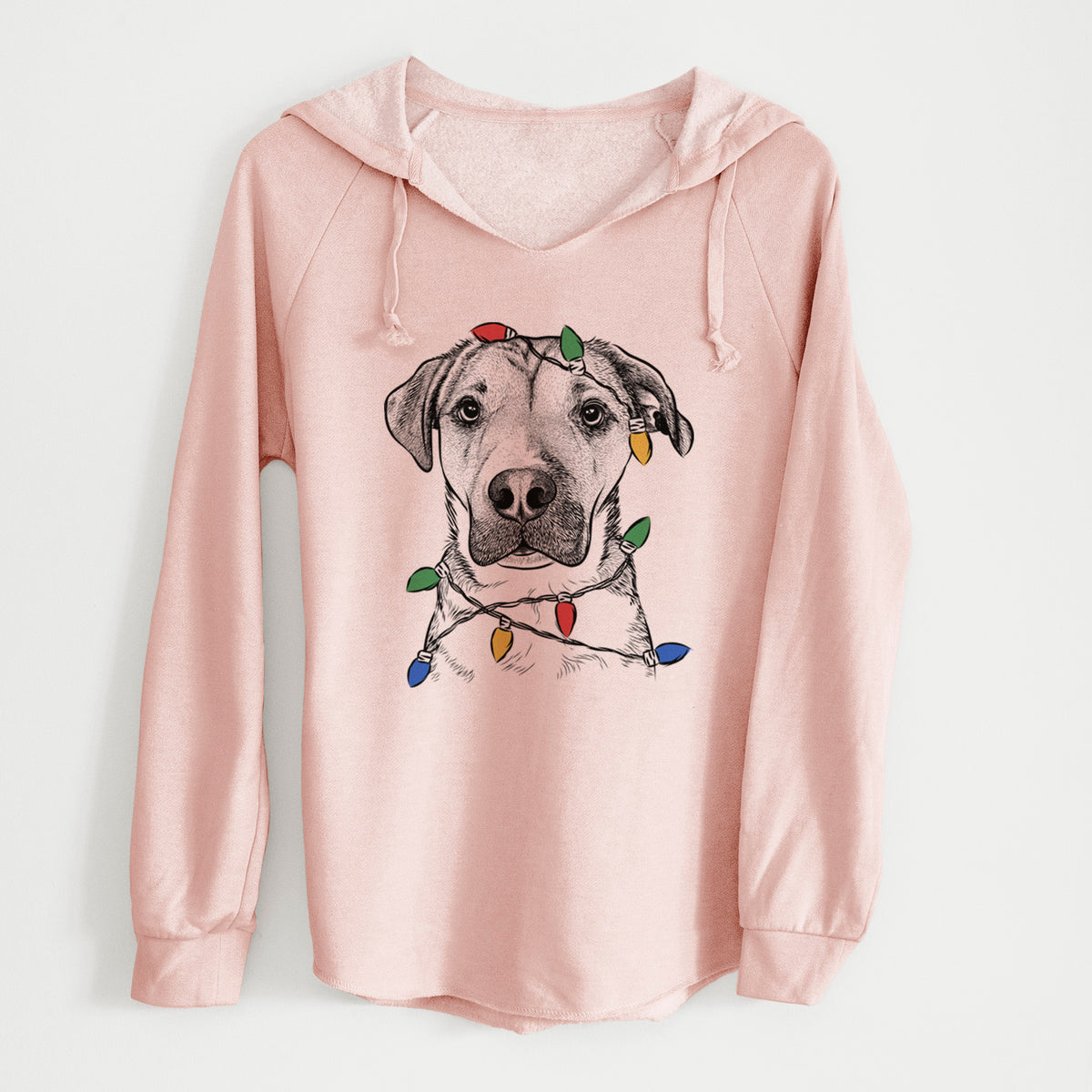 Christmas Lights Nemo the Mixed Breed - Cali Wave Hooded Sweatshirt