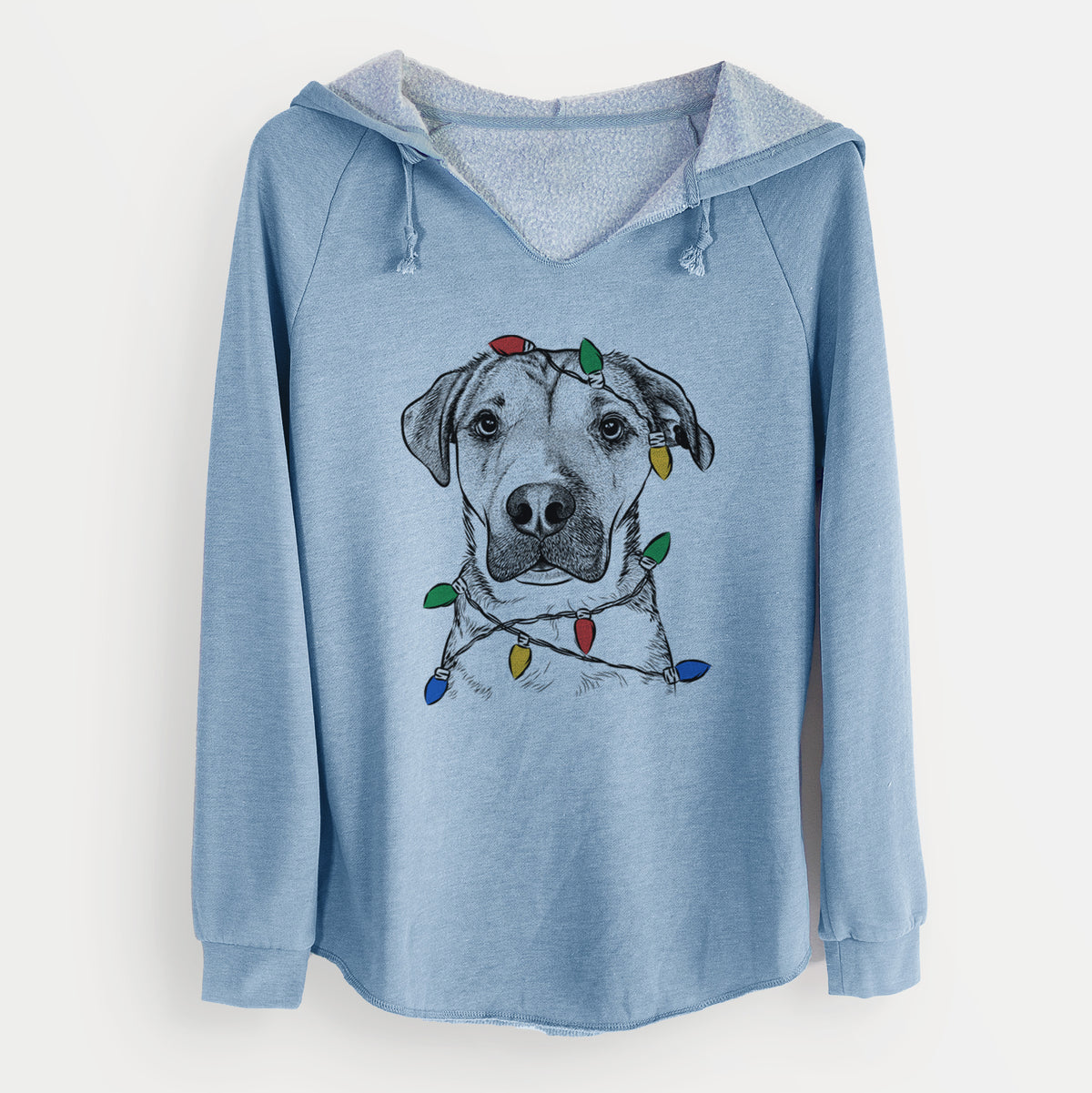 Christmas Lights Nemo the Mixed Breed - Cali Wave Hooded Sweatshirt