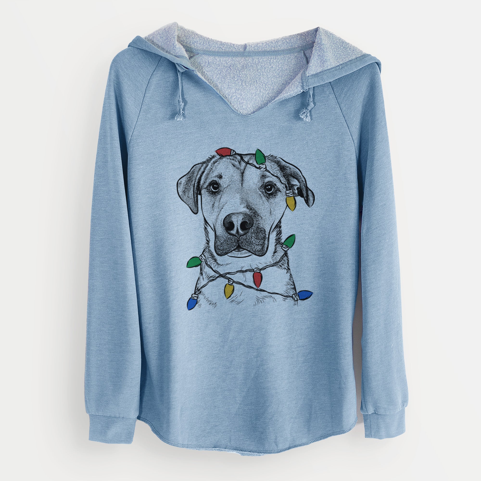 Christmas Lights Nemo the Mixed Breed - Cali Wave Hooded Sweatshirt