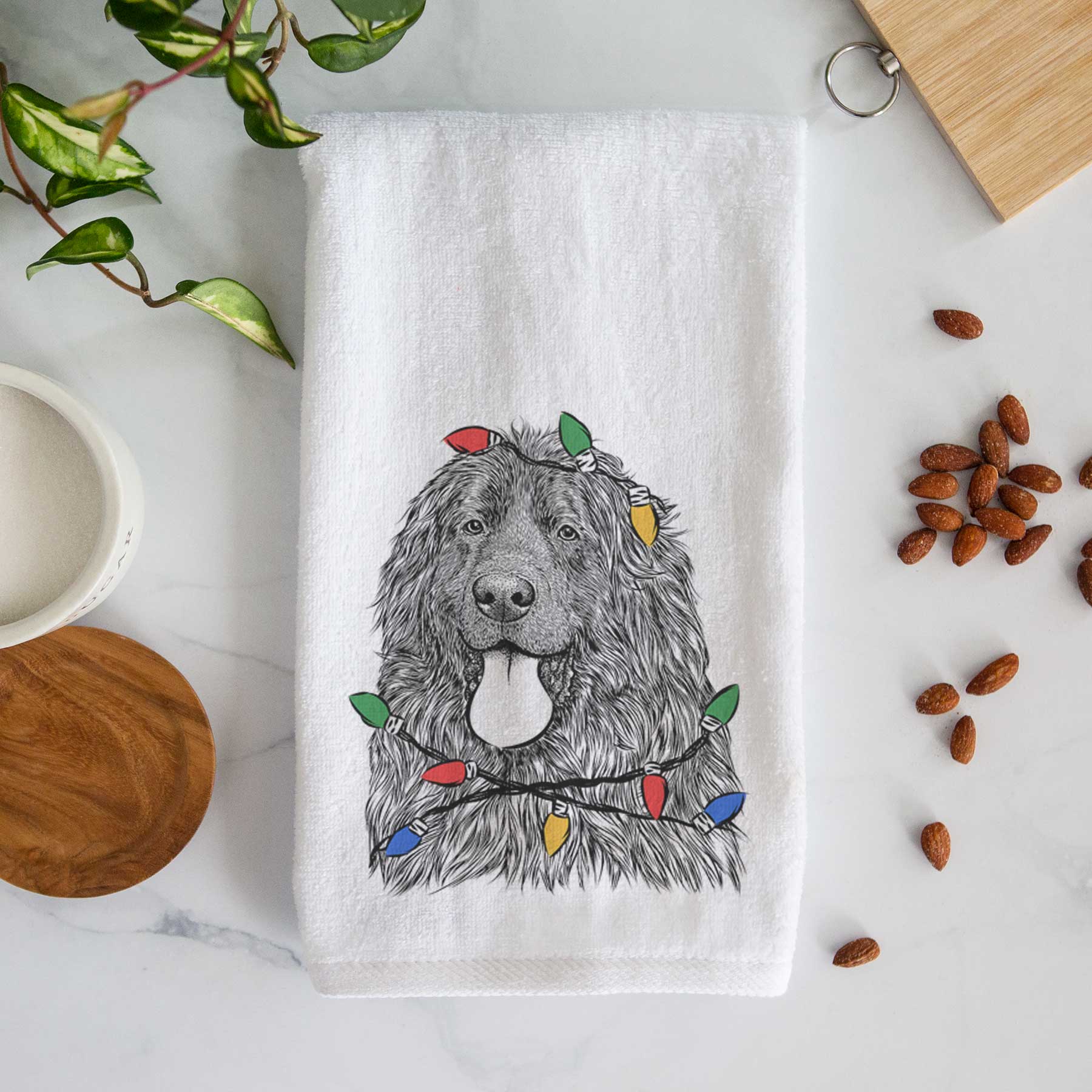 Neptune the Newfoundland Decorative Hand Towel