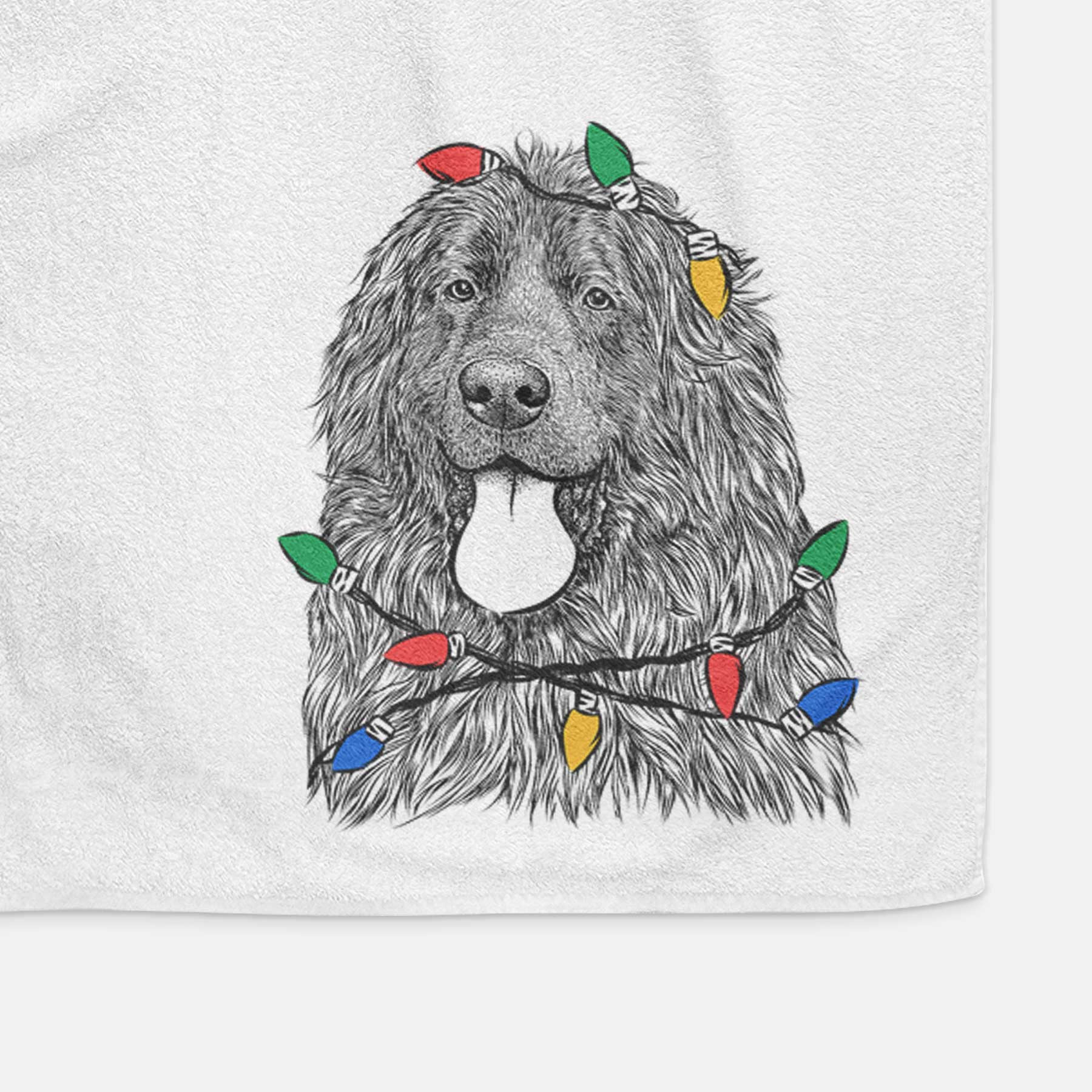 Neptune the Newfoundland Decorative Hand Towel