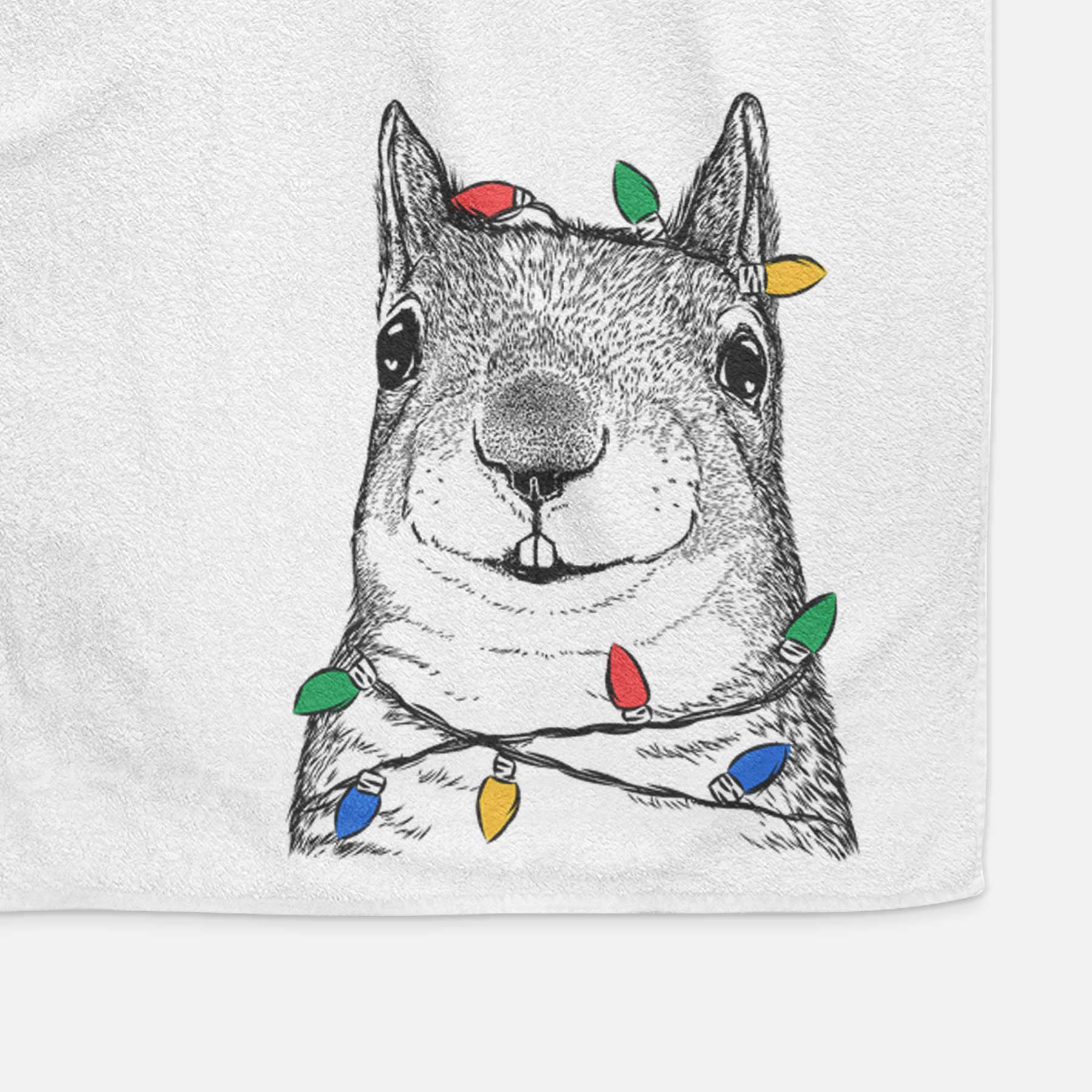 Nibbles the Squirrel Decorative Hand Towel