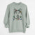 Christmas Lights Nika the Siberian Husky - Unisex Pigment Dyed Crew Sweatshirt