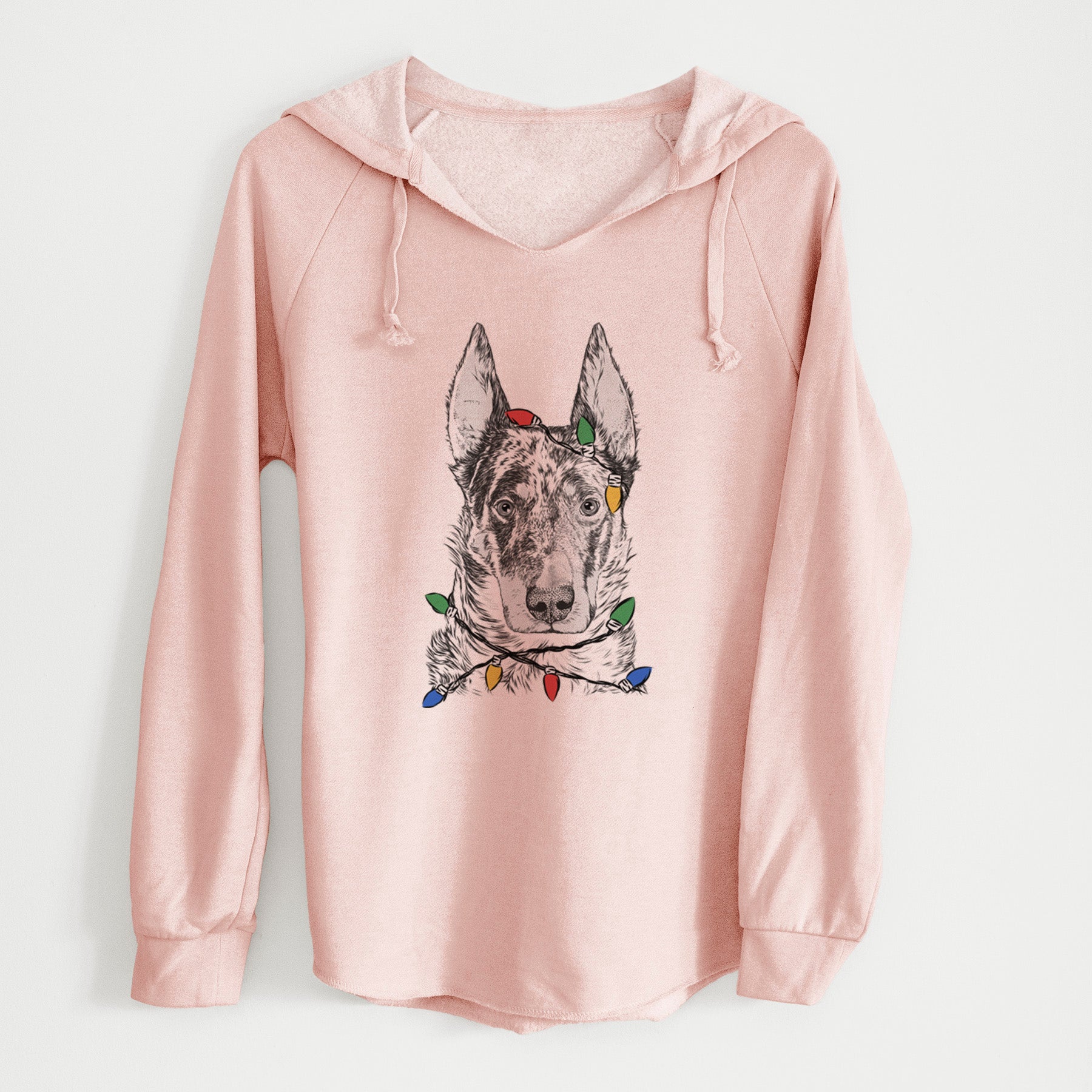 Christmas Lights Nori the Beauceron - Cali Wave Hooded Sweatshirt