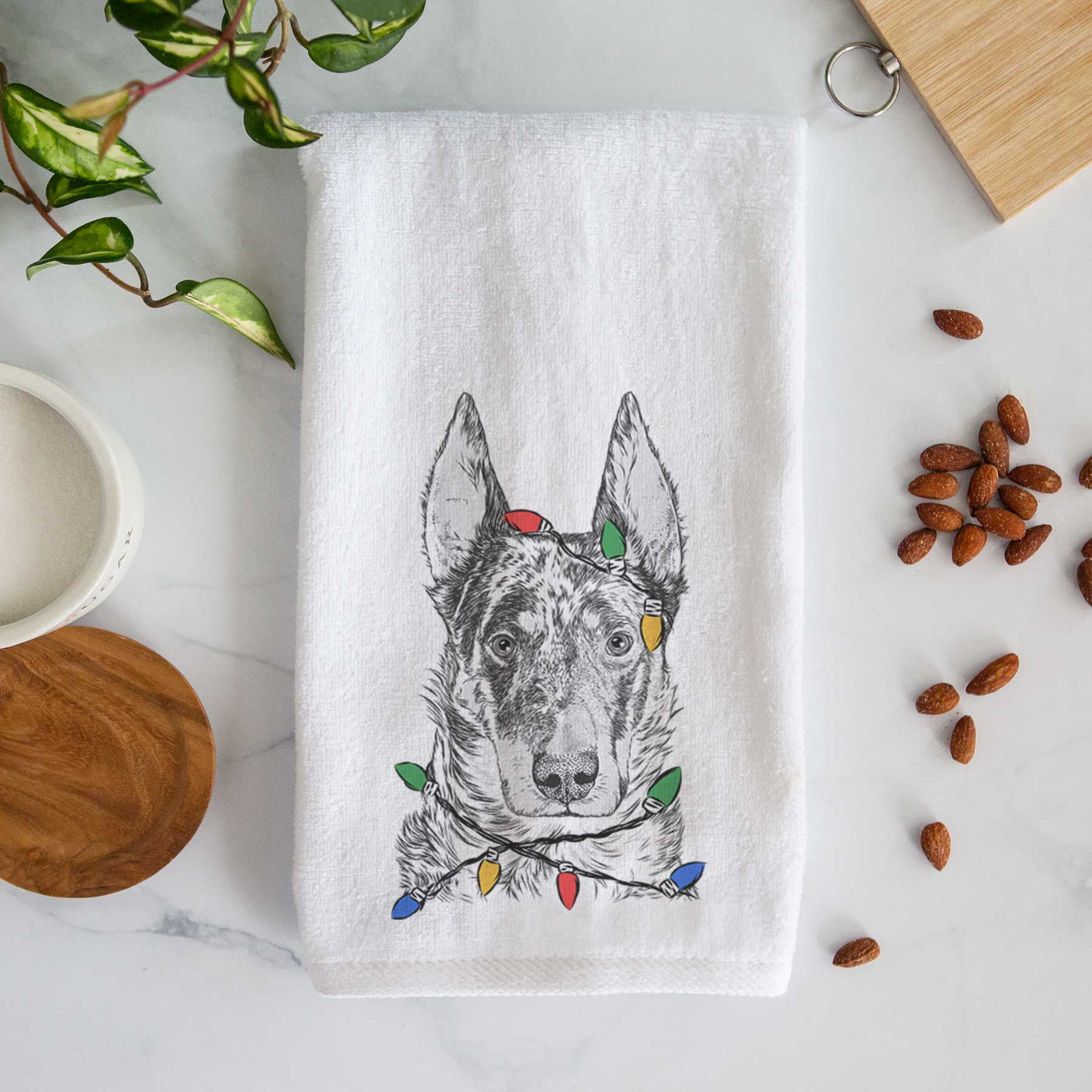 Nori the Beauceron Decorative Hand Towel