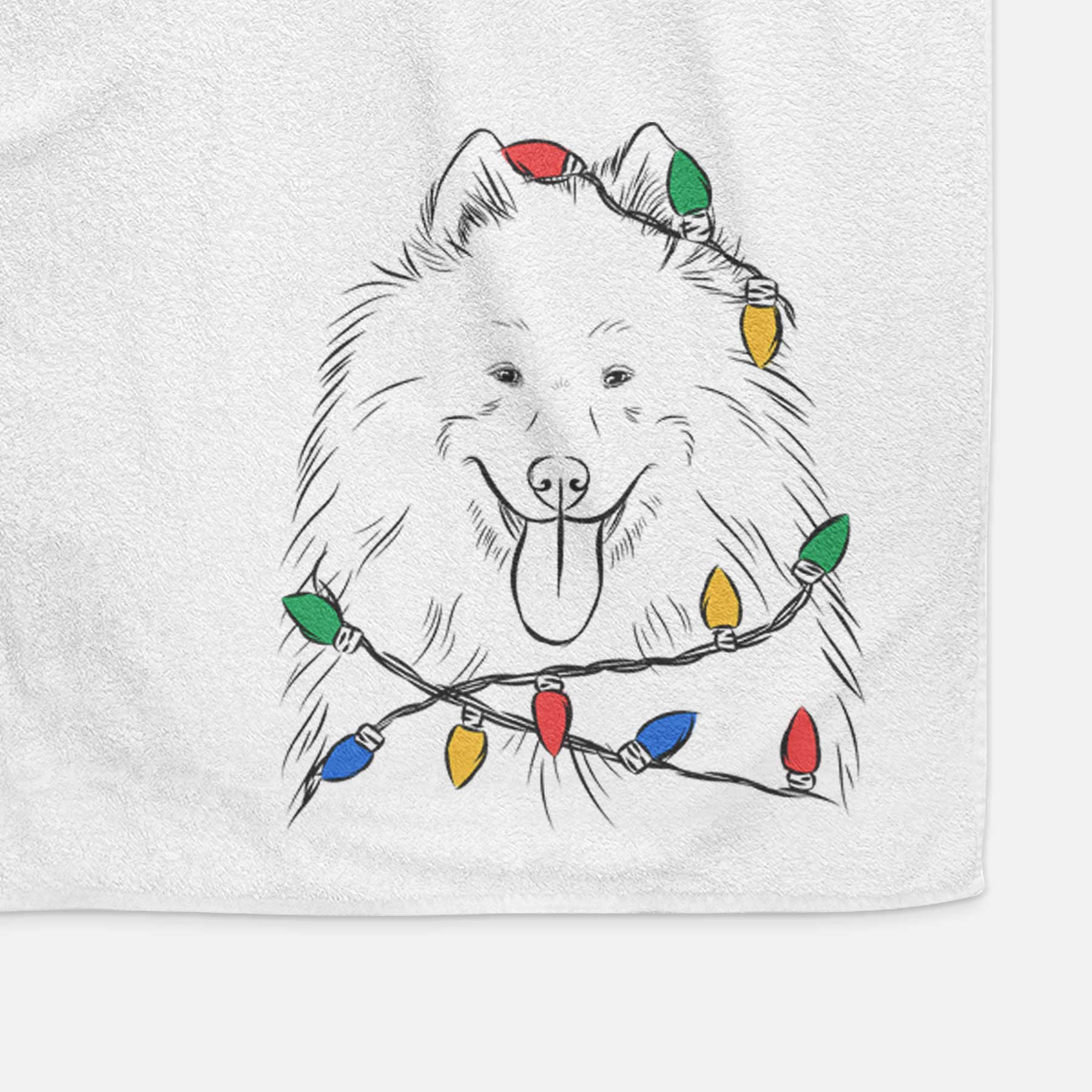 Nova the Samoyed Decorative Hand Towel