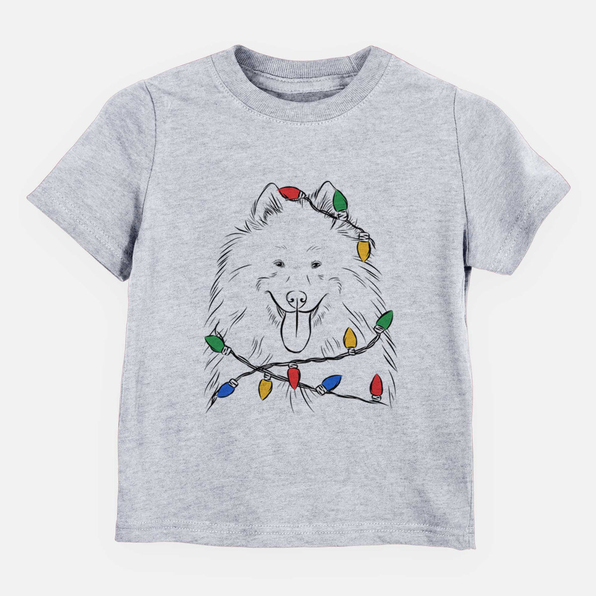 Christmas Lights Nova the Samoyed - Kids/Youth/Toddler Shirt