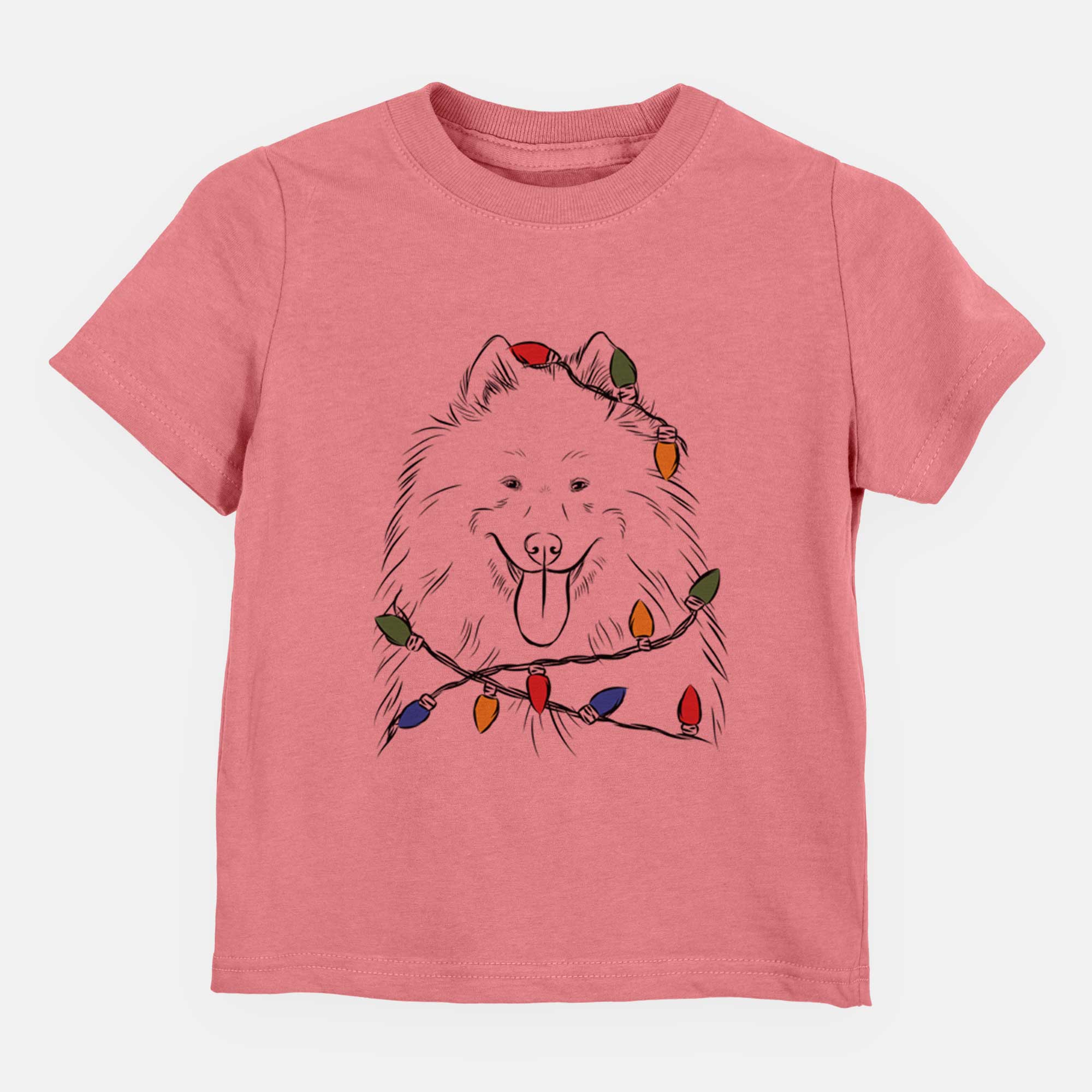 Christmas Lights Nova the Samoyed - Kids/Youth/Toddler Shirt