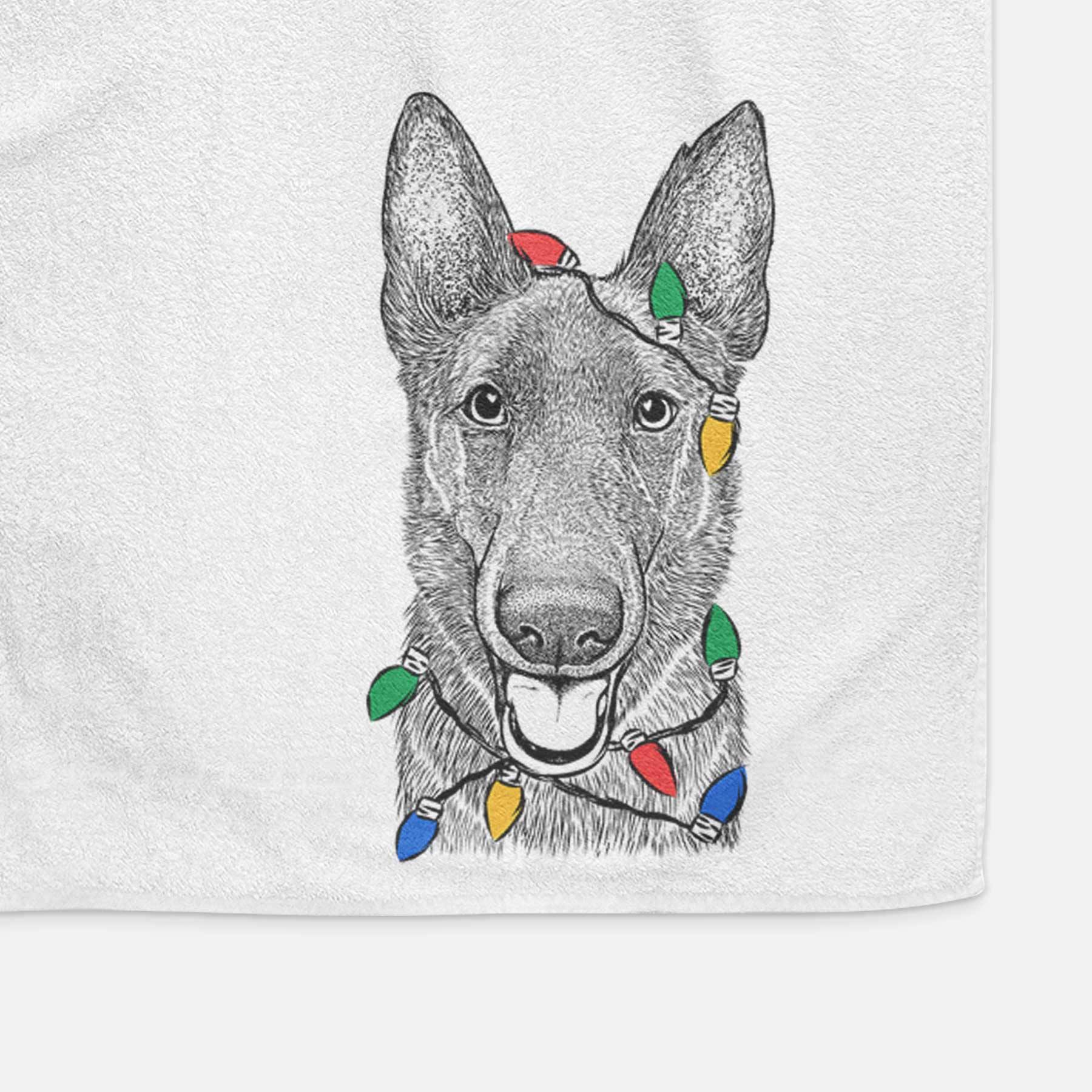 Nyx the German Shepherd Decorative Hand Towel