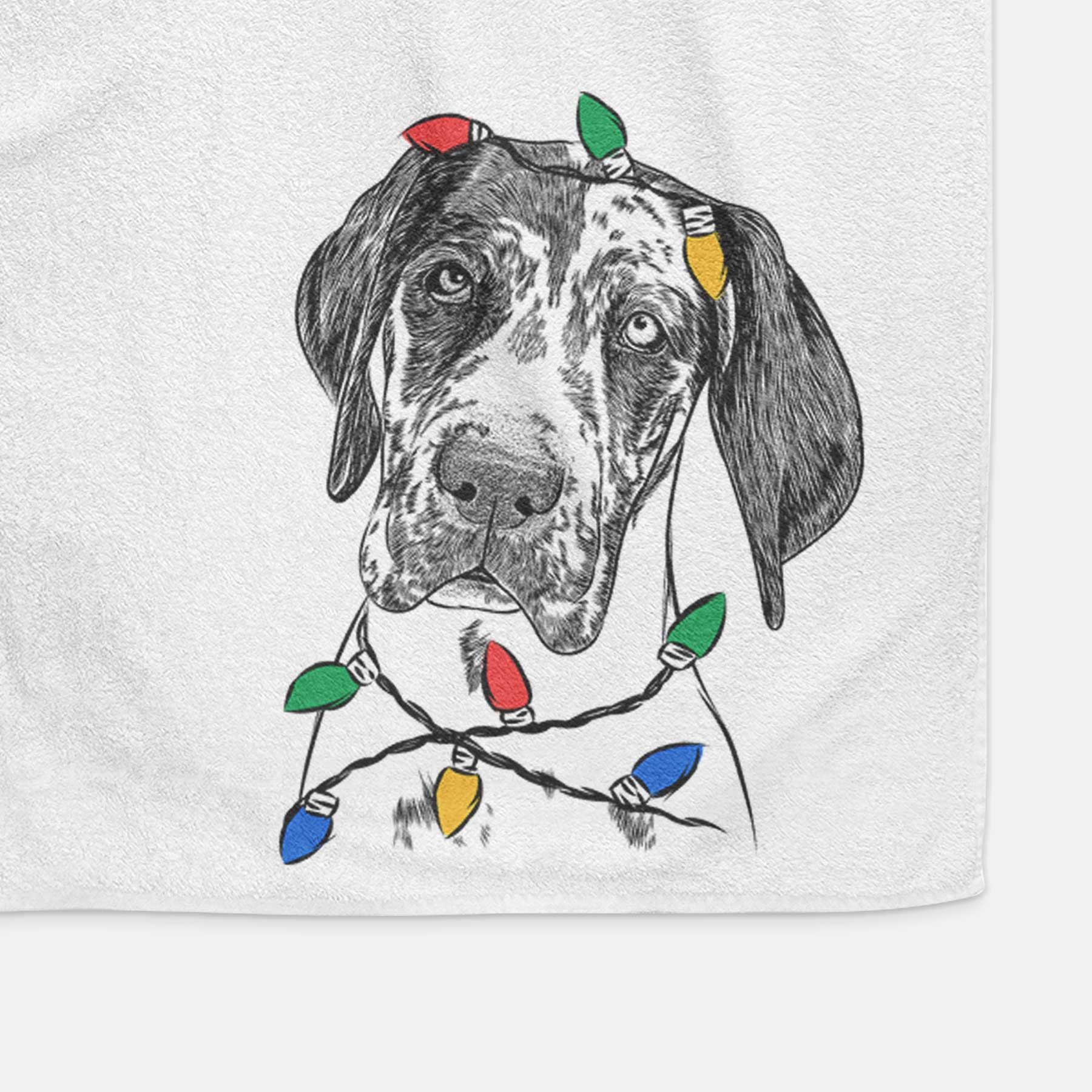 Nyx the Great Dane Decorative Hand Towel