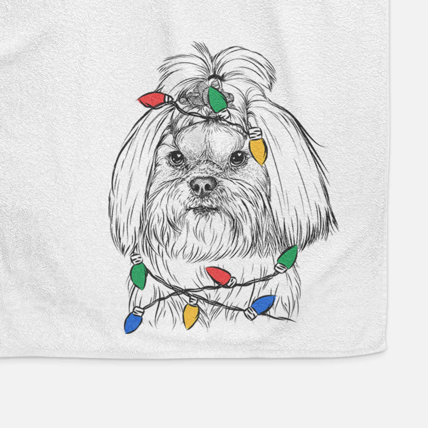 Olga the Shih Tzu Decorative Hand Towel