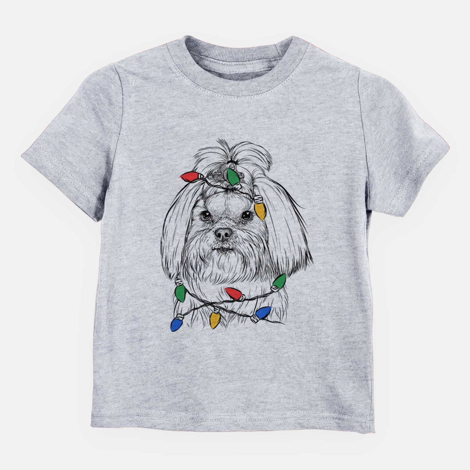 Christmas Lights Olga the Shih Tzu - Kids/Youth/Toddler Shirt