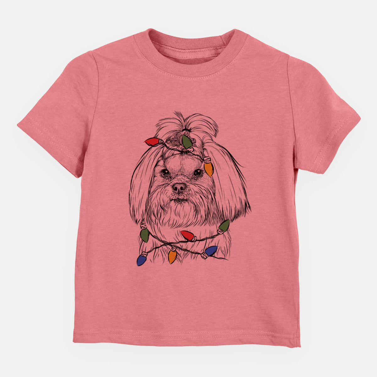 Christmas Lights Olga the Shih Tzu - Kids/Youth/Toddler Shirt