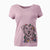 Christmas Lights Oliver the Mixed Breed - Women's V-neck Shirt