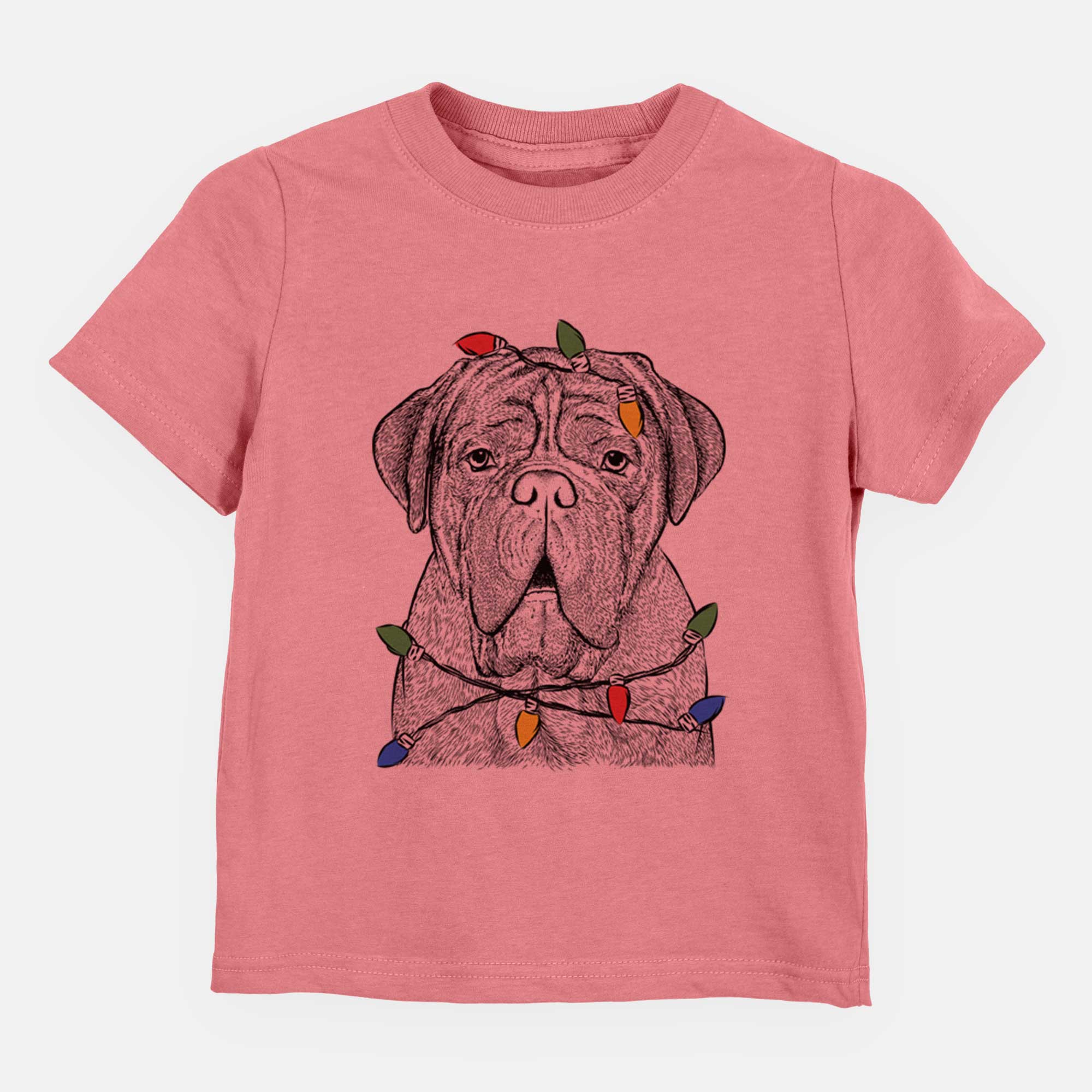 Christmas Lights Optimus the Dogue de Bordeaux - Kids/Youth/Toddler Shirt