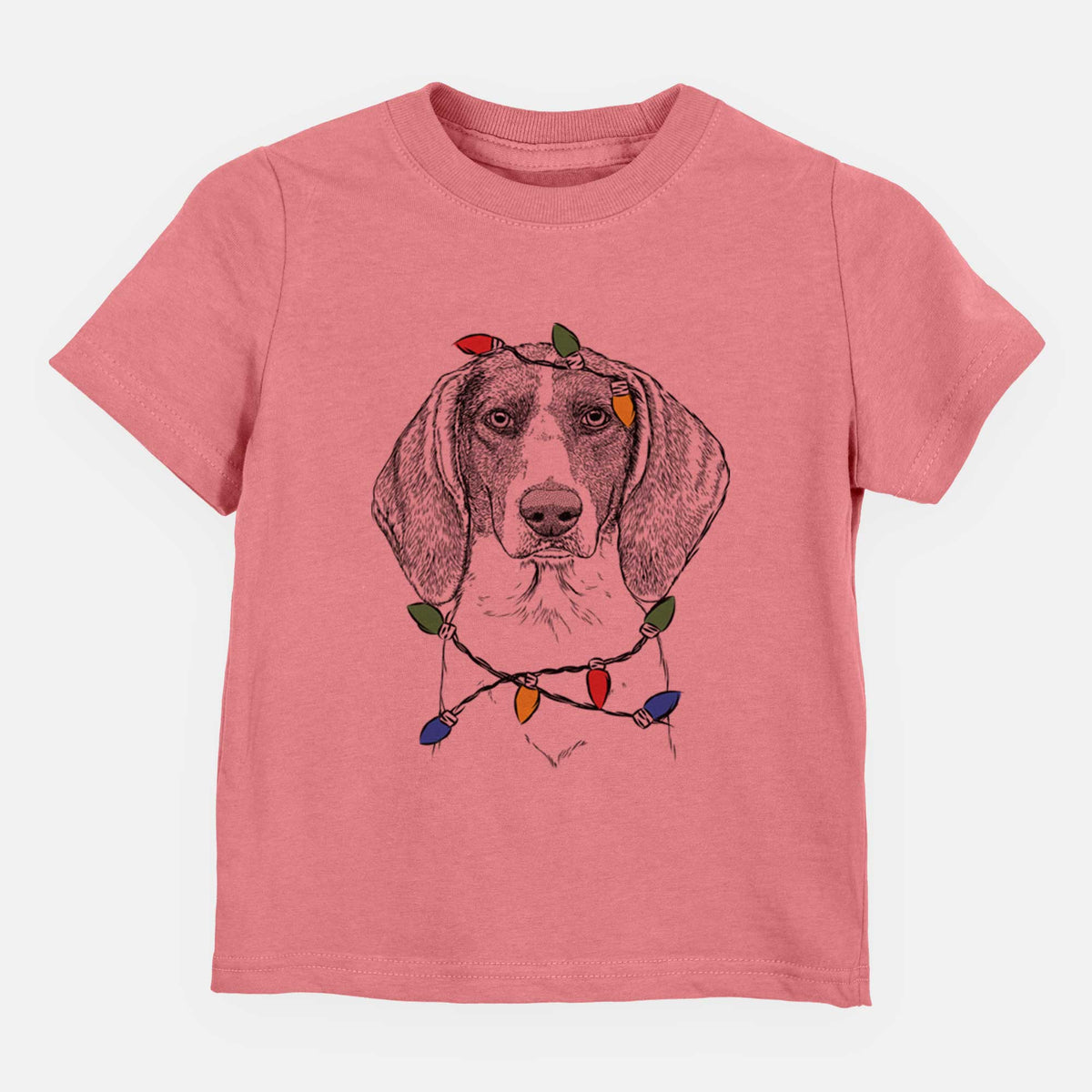 Christmas Lights Orin the Treeing Walker Coonhound - Kids/Youth/Toddler Shirt