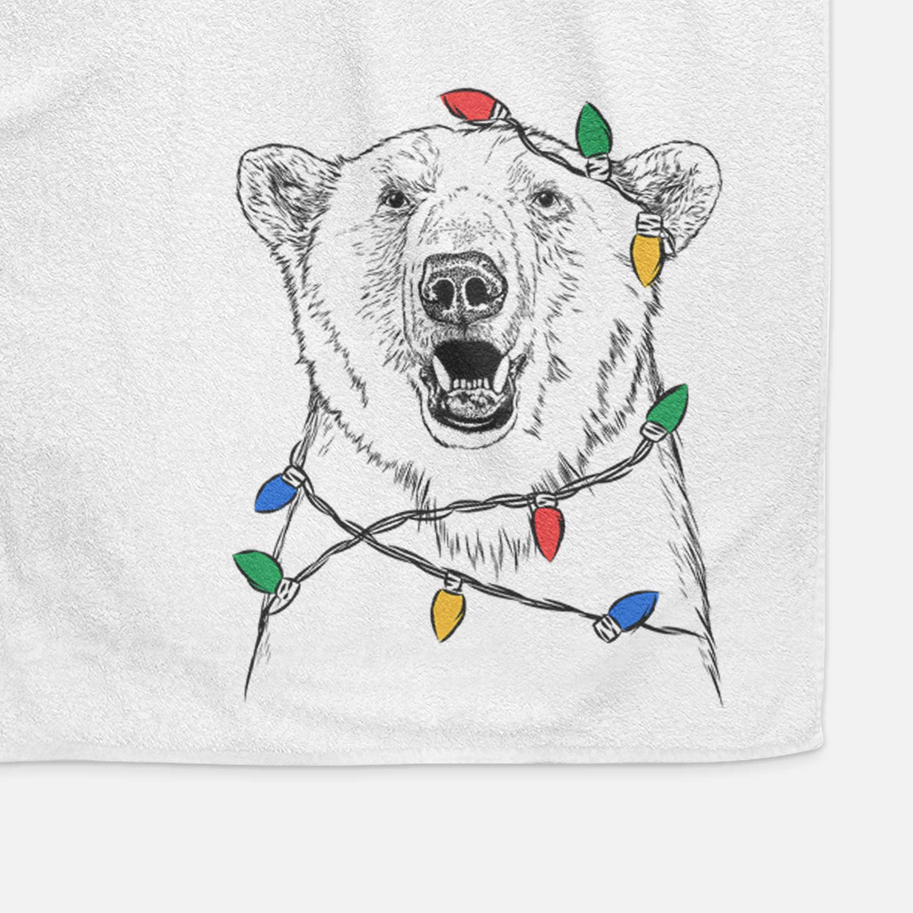 Oslo the Polar Bear Decorative Hand Towel