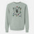 Christmas Lights Oslo the Polar Bear - Unisex Pigment Dyed Crew Sweatshirt