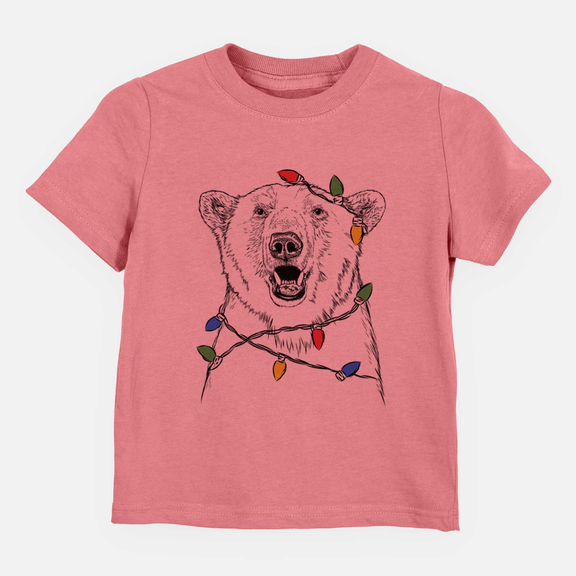 Christmas Lights Oslo the Polar Bear - Kids/Youth/Toddler Shirt