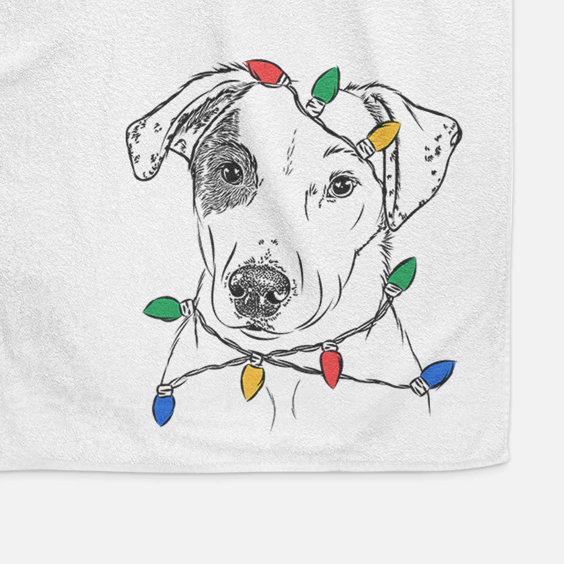 P-Pie the Mixed Breed Decorative Hand Towel