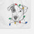 P-Pie the Mixed Breed Decorative Hand Towel