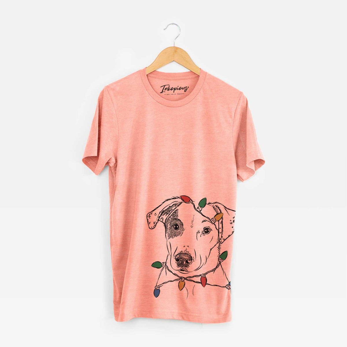 Christmas Lights P-Pie the Mixed Breed - Unisex Crewneck