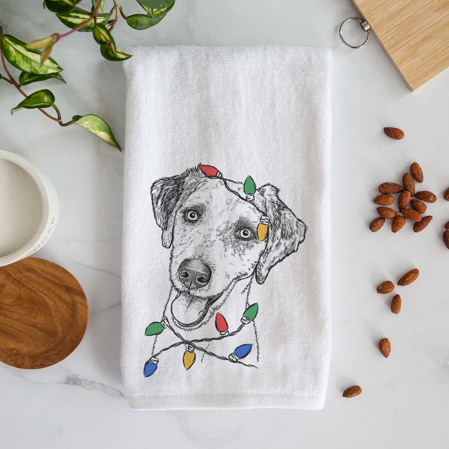 Palm Palm the Aussiedoodle Decorative Hand Towel