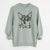 Christmas Lights Paris the Chihuahua - Unisex Pigment Dyed Crew Sweatshirt