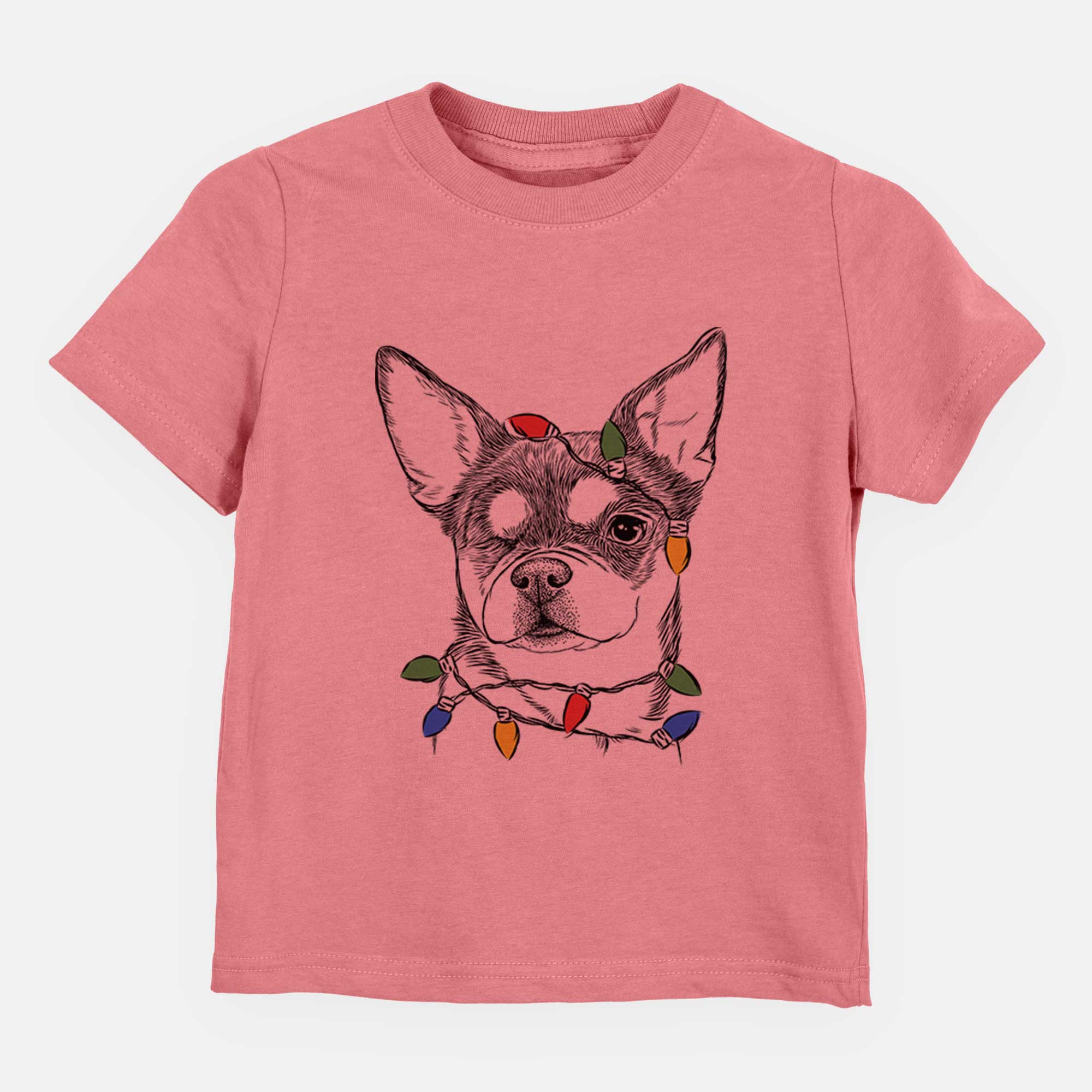 Christmas Lights Paris the Chihuahua - Kids/Youth/Toddler Shirt