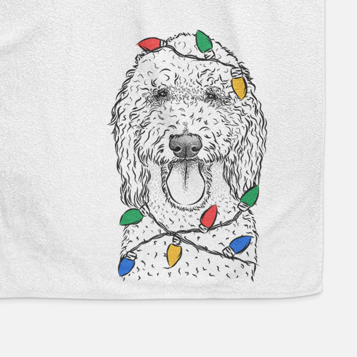 Pavlov the Goldendoodle Decorative Hand Towel
