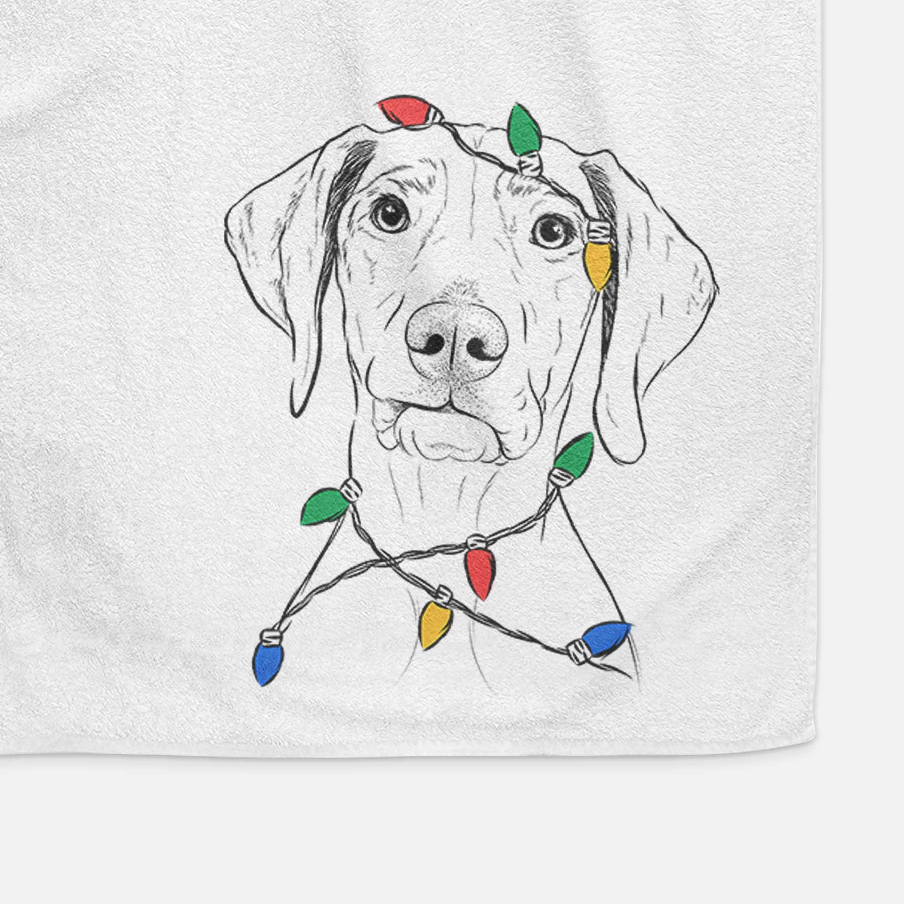 Pawley the Vizsla Decorative Hand Towel