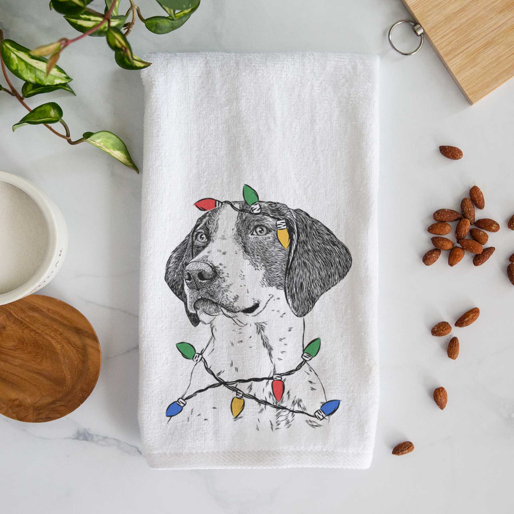 Payton the Mixed Breed Decorative Hand Towel