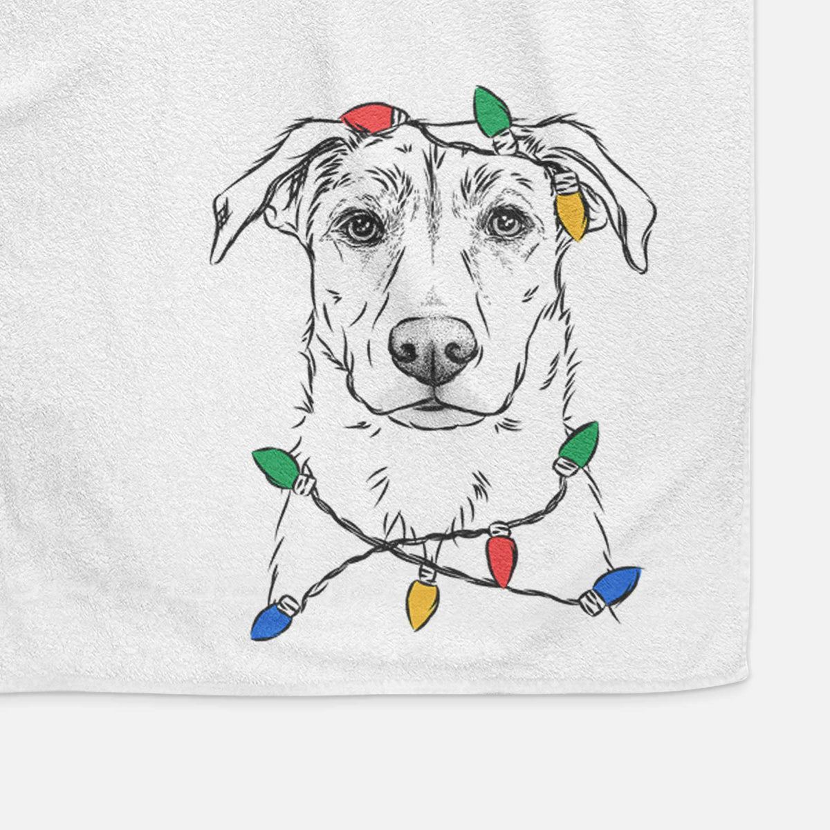 Peanut the Lab Mix Decorative Hand Towel