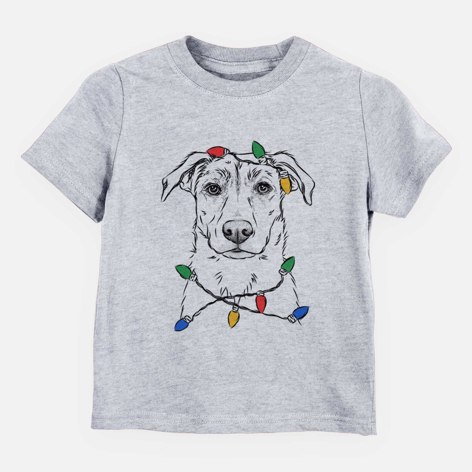 Christmas Lights Peanut the Lab Mix - Kids/Youth/Toddler Shirt