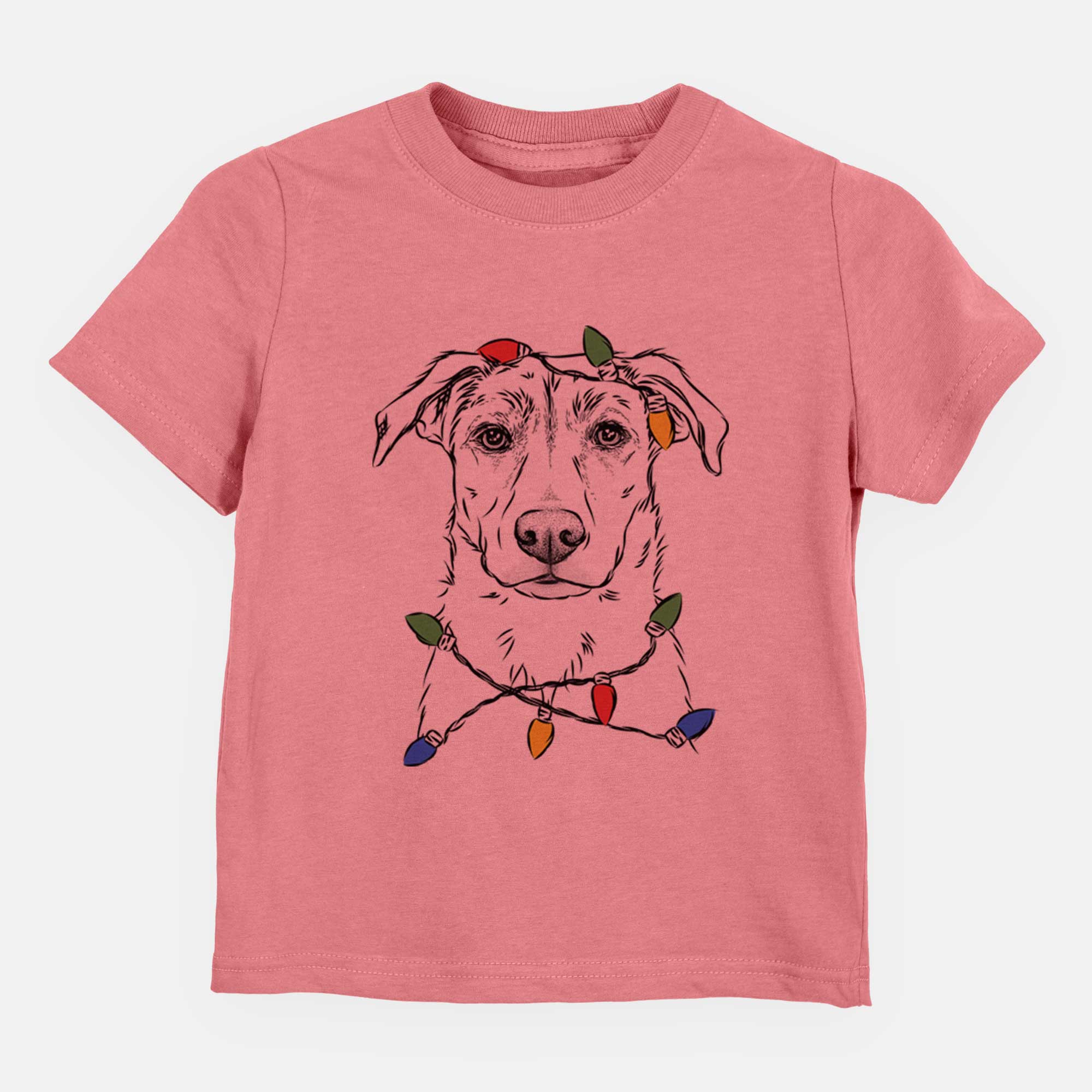 Christmas Lights Peanut the Lab Mix - Kids/Youth/Toddler Shirt