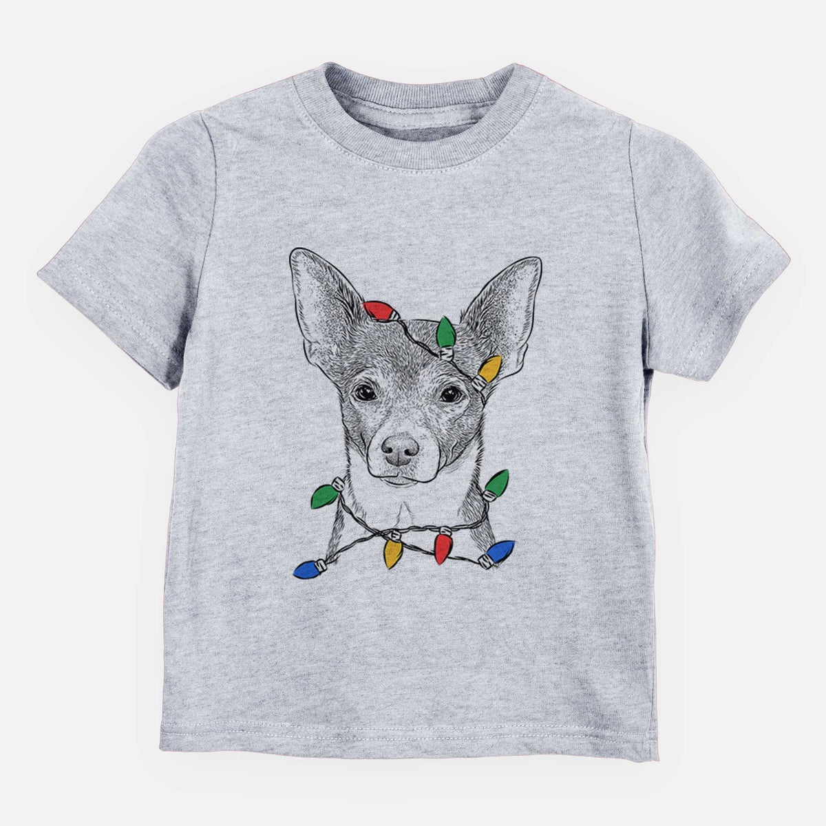 Christmas Lights Peanut the Chihuahua - Kids/Youth/Toddler Shirt