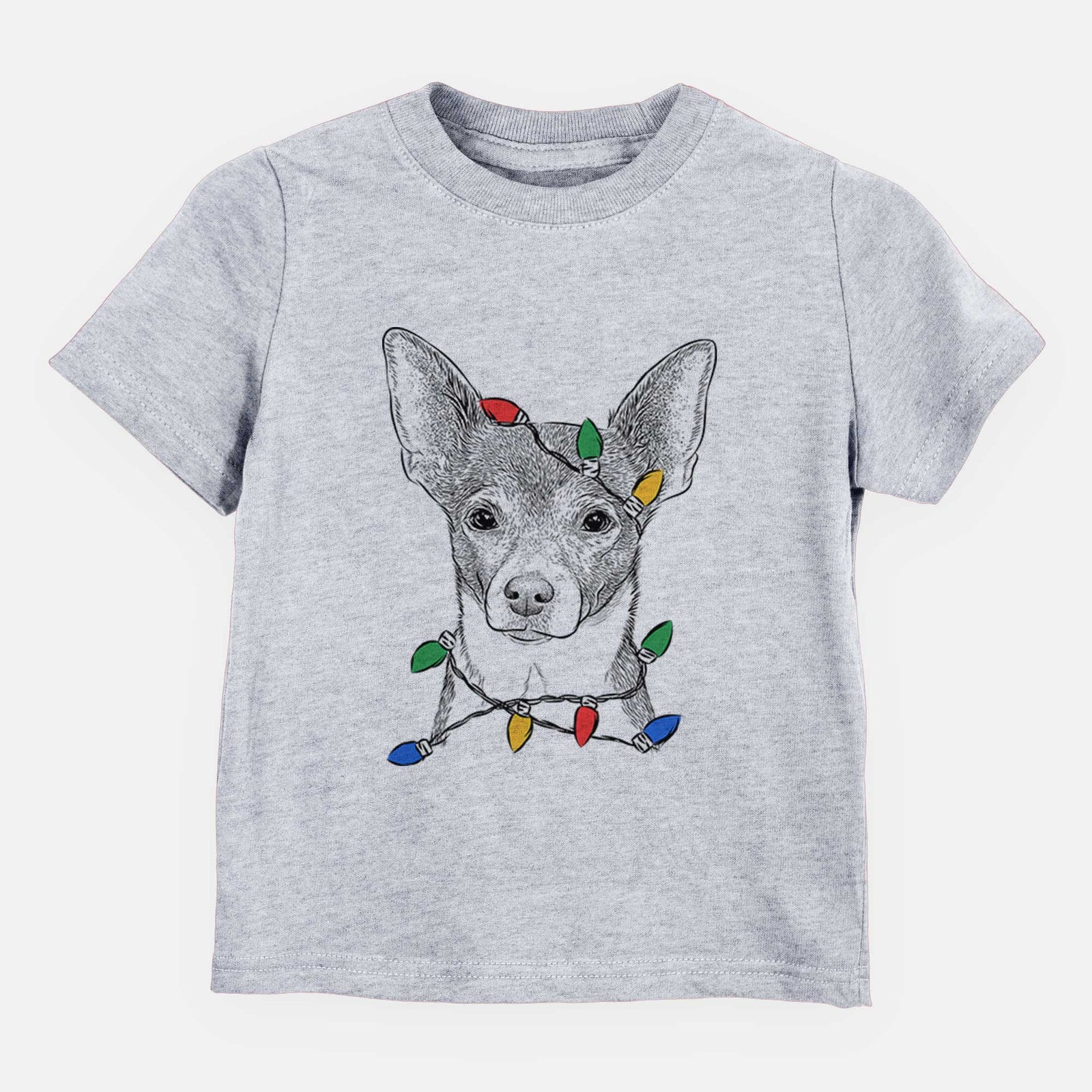 Christmas Lights Peanut the Chihuahua - Kids/Youth/Toddler Shirt