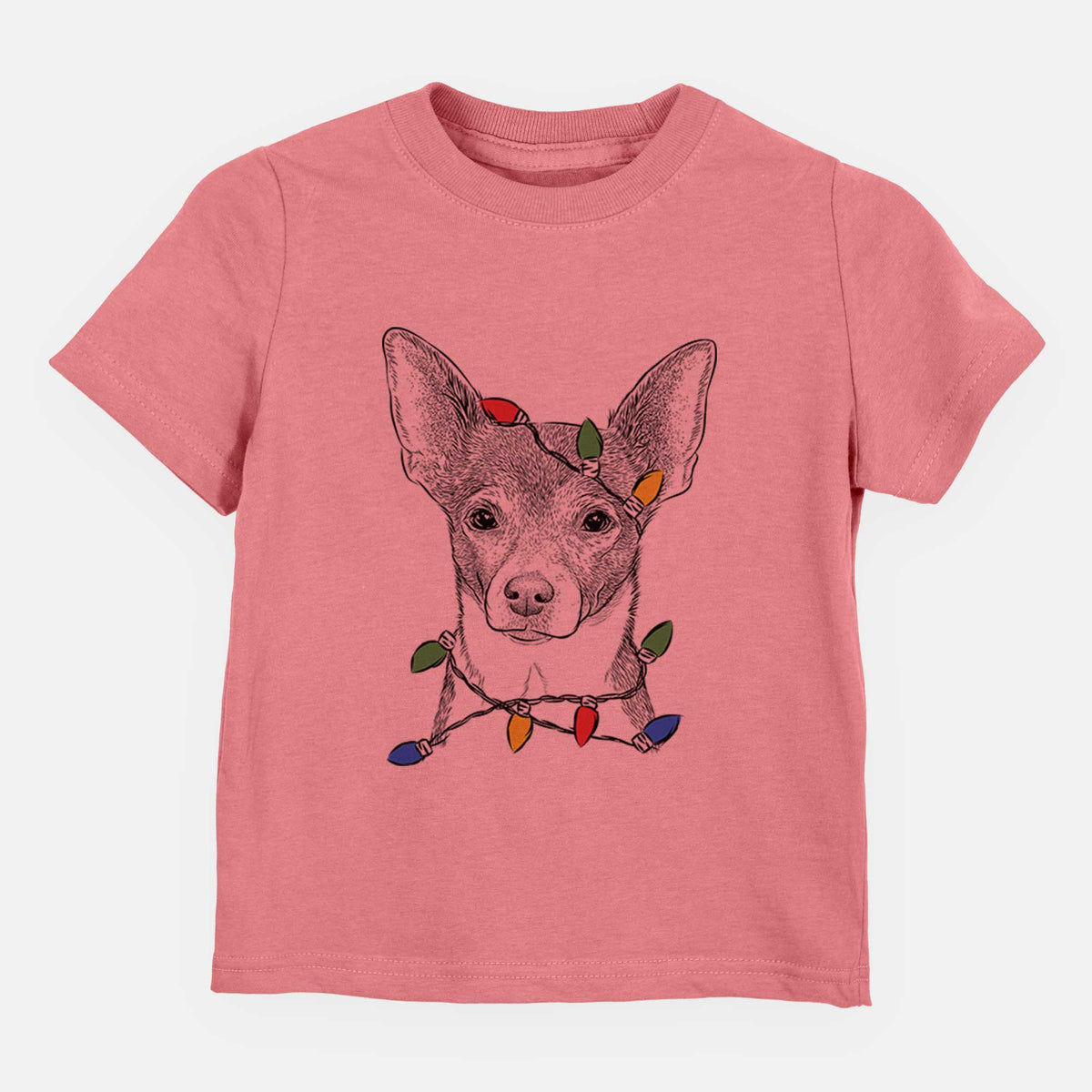 Christmas Lights Peanut the Chihuahua - Kids/Youth/Toddler Shirt