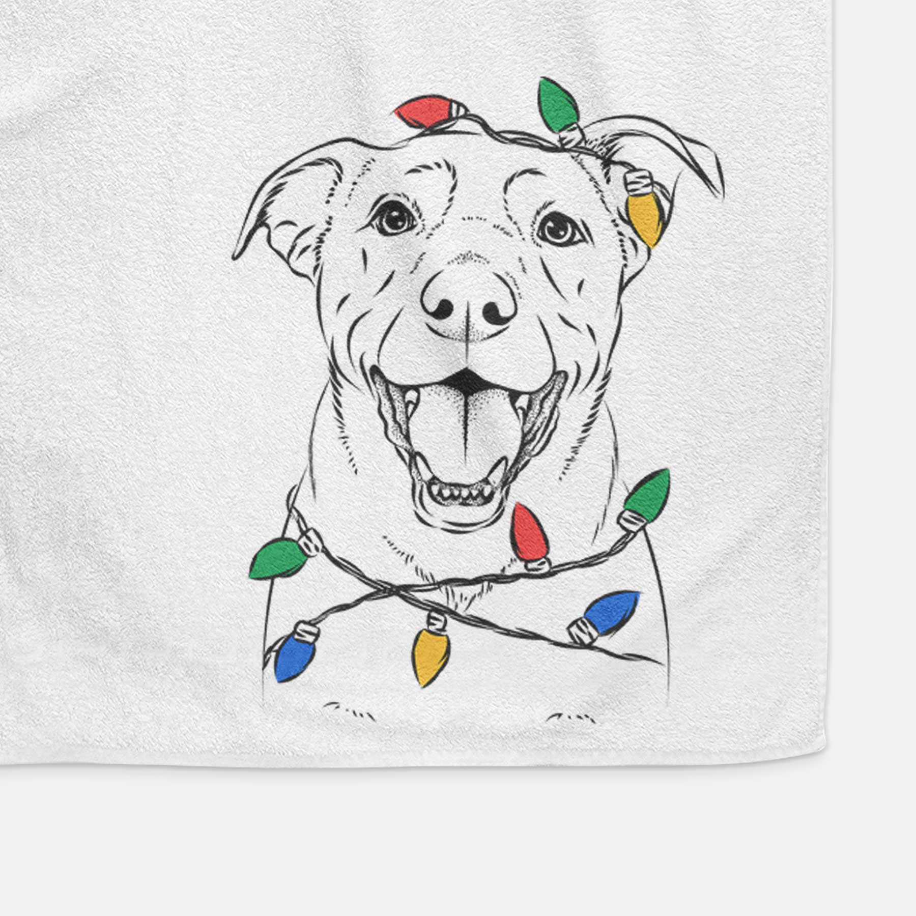 Pele the Lab Mix Decorative Hand Towel